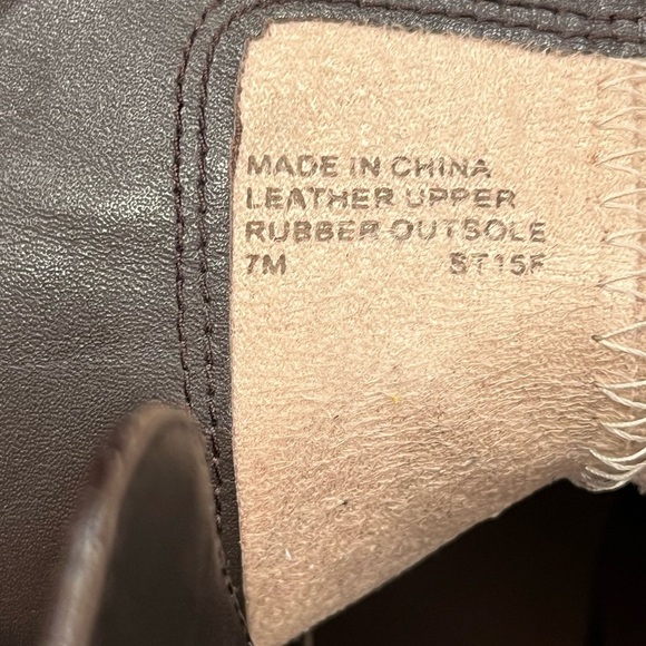 Michael Kors Arley Moto Brown Leather Ankle Boots 7 - Picture 11 of 15